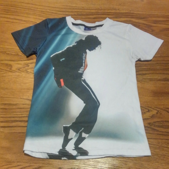 🎤 Michael Jackson 🎵 👑 King of Pop 🌙 Moonwalk Shirt Small Women's Tee 😊 💎 - Picture 1 of 6